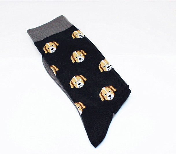 Harajuku Happy Men socks Funny Mens Sloth Sock Women animal fox chili Moustache sloths Novelty Sock combed cotton funny Socks