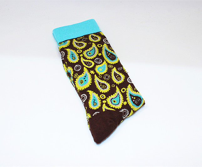 Harajuku Happy Men socks Funny Mens Sloth Sock Women animal fox chili Moustache sloths Novelty Sock combed cotton funny Socks