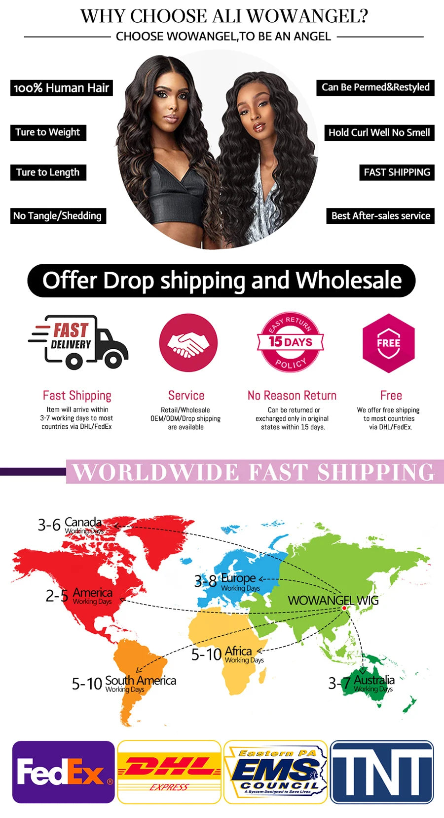 Wow Angel Glueless Wigs 7x7/6x6/5x5 HD Lace Closure Wigs Silk Straight Melt Skins Deep Part Ready to Go Human Hair Wig For Woman