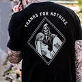 Gothic Punk Style Skull Graphic Men Tshirts Street Rock Hip-Hop Streetwear Grunge Heavy Metal Rock Top Oversized Tee Ropa Hombre