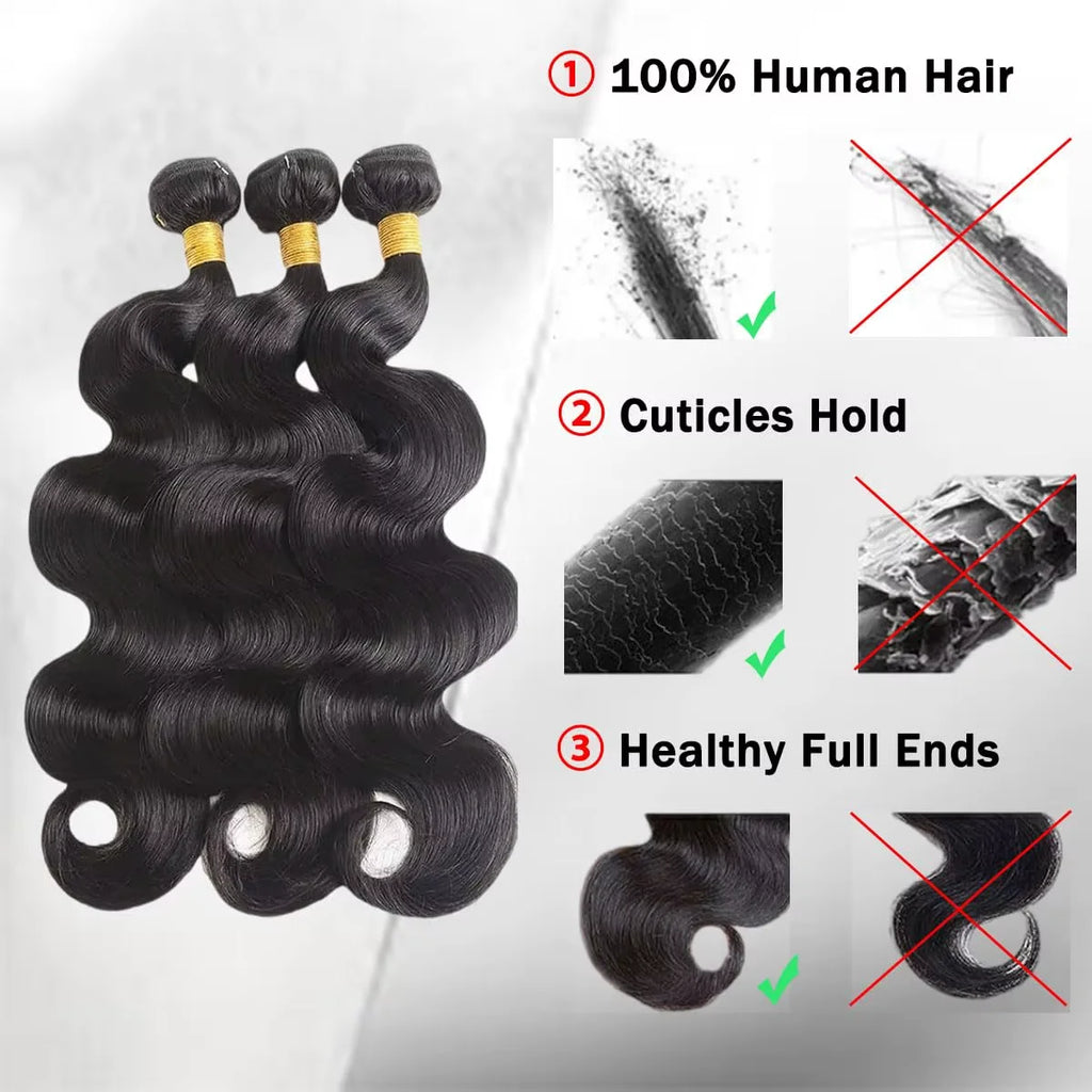 Body Wave 30 32 Inch Brazilian Remy 100% Human Hair Bundles   Brazilian Water Wave Human Hair Extensions 2 3 4 Bundles Deal