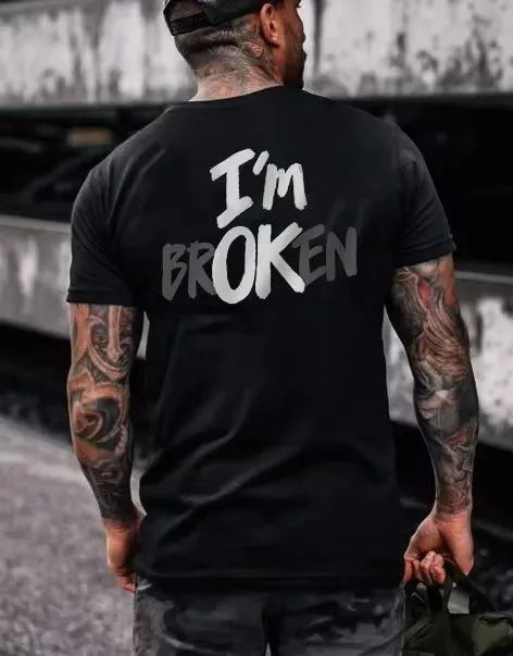 Gothic Punk Style Skull Graphic Men Tshirts Street Rock Hip-Hop Streetwear Grunge Heavy Metal Rock Top Oversized Tee Ropa Hombre