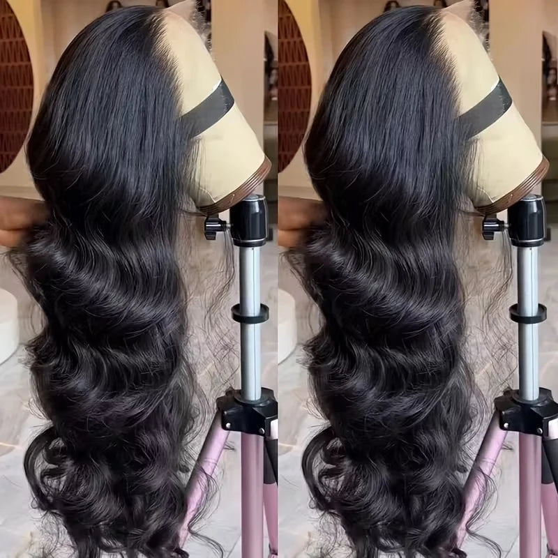 Body Wave Lace Front Wigs Human Hair Pre Plucked 13x4 HD Lace Frontal Wigs Human Hair 200 Density Glueless Wigs