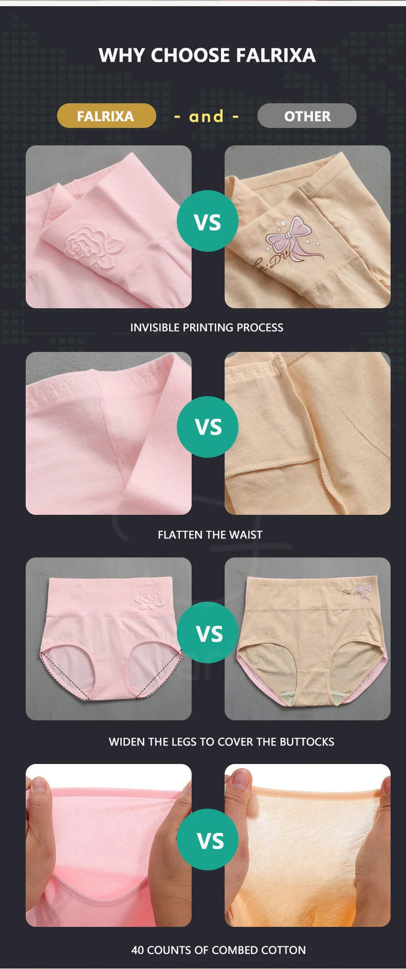 Flarixa 2 IN 1 High Waist Seamless Women Safety Shorts Hips Lift Women's Panties Cotton Boxer Under the Skirt Female Underwear