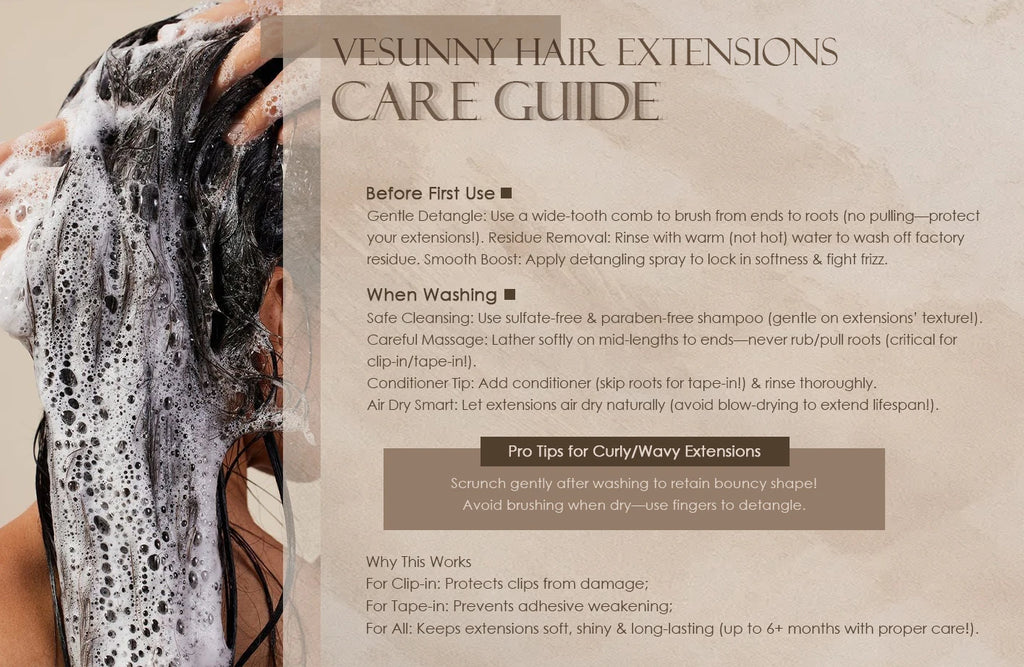 Ve Sunny Hair Seamless Clip in Hair Extensions Human Hair Thinning Hair Extensions Fill Ins Remy Hair Add Thickness 4PCS 85G