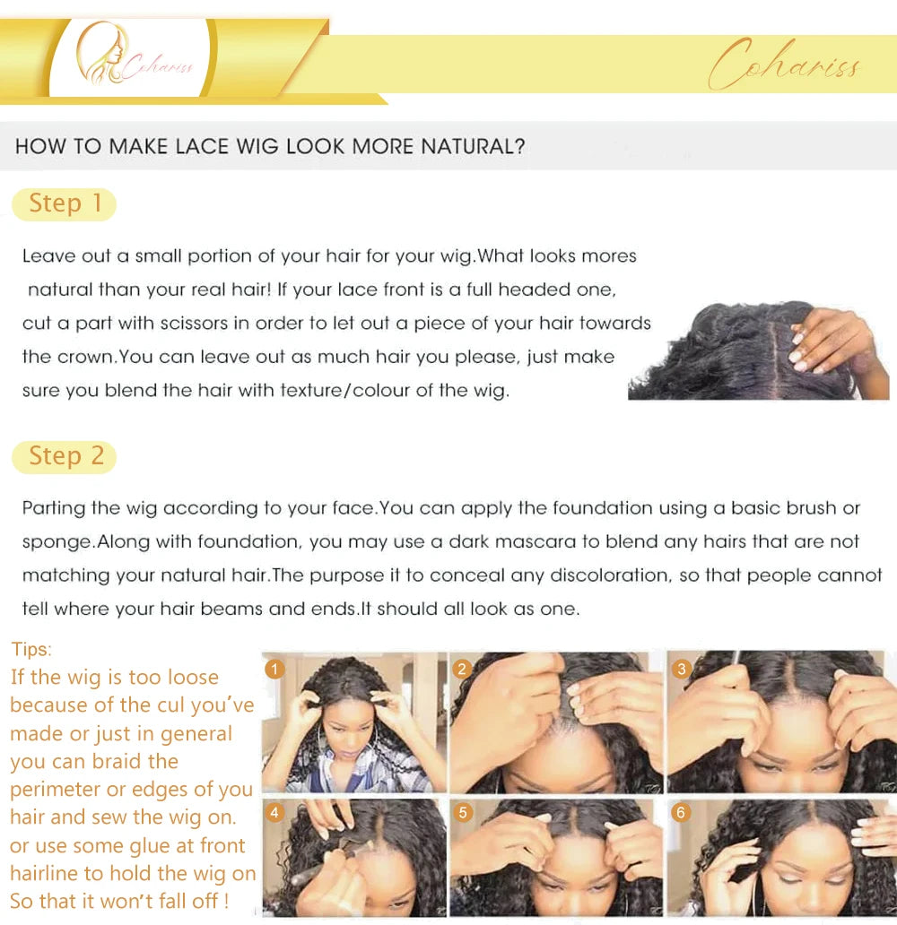 Water Wave 30 32 36Inch Invisible Strap 360 Full Lace Front Wig Chocolate Brown Deep Wave Frontal Wig Glueless Wig Human Hair