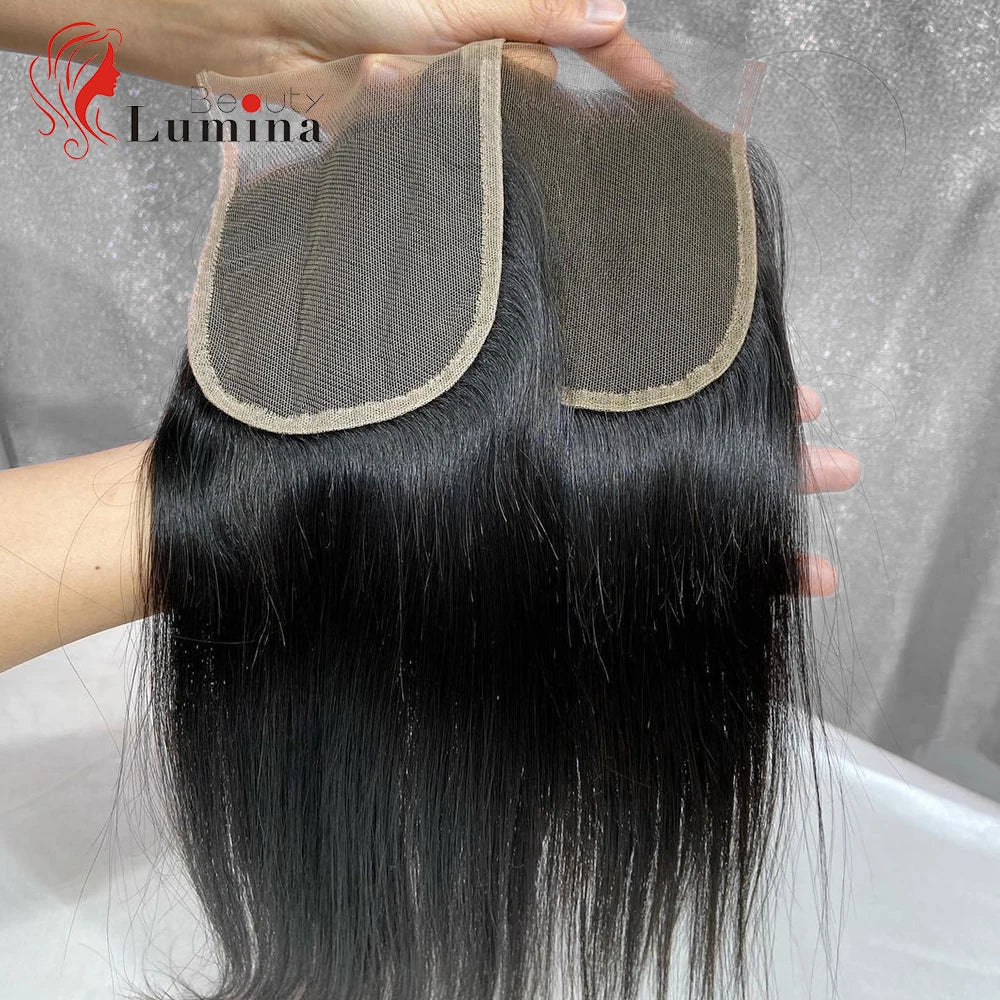 2x6 Lace Closure Peruvian Straight Closure 5x5 100% Human Hair Rtraight 13x4 Lace Frontal Closure 4x4 Natural Color Remy Hair