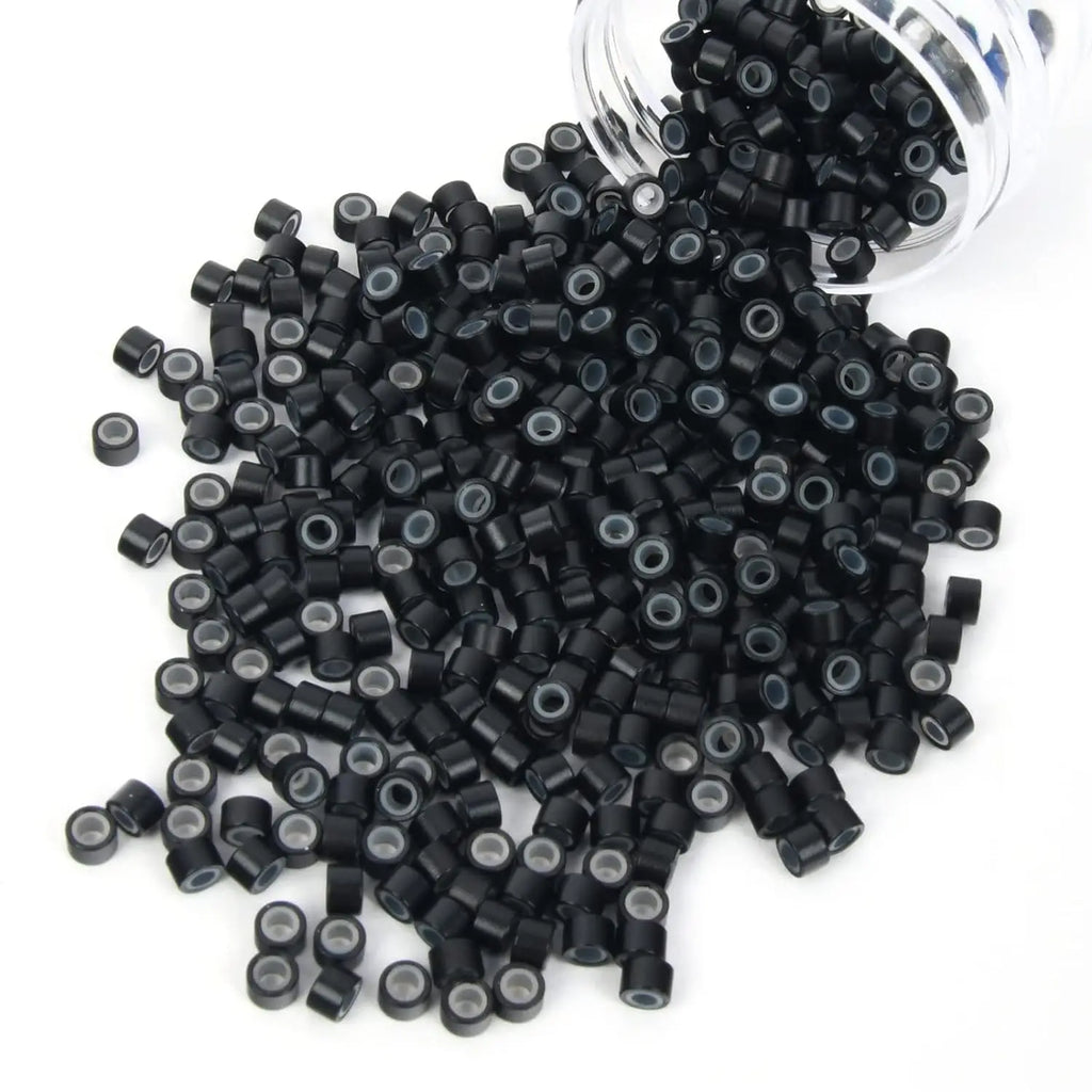300pcs Woman Hair Decoration The Ring Hair Extensions Tools Micro Link Rings Silicone Link Ring Dreadlock Ring Hair Cuffs Silico