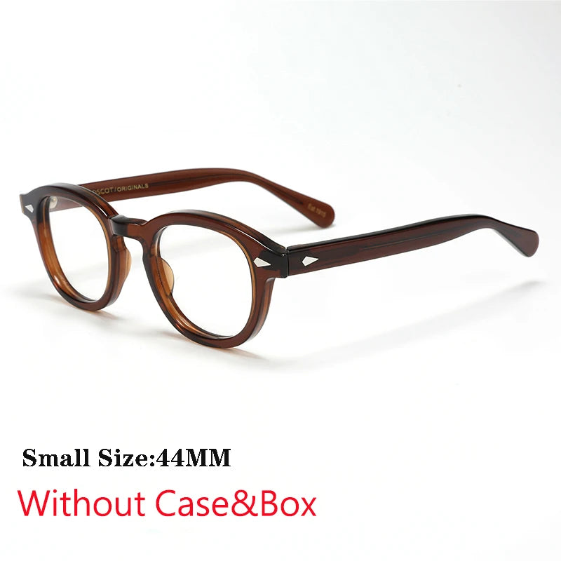 Optical Eyeglasses Frame Men Women Johnny Depp Vintage Glasses Computer Acetate Spectacle Frame For Male Clear Lens