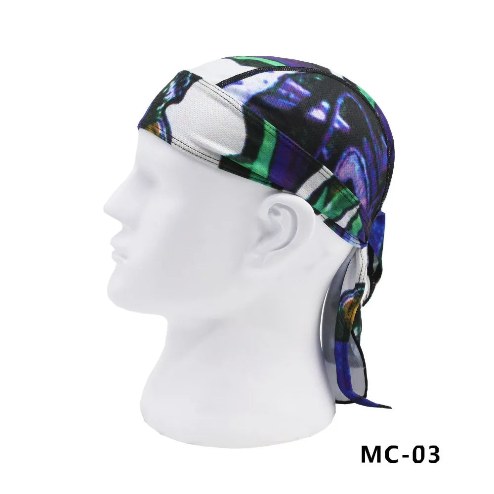 Headband Summer Scarf Men Printed Cycling Cap Sun Protection Camouflage Fishing Running Headscarf Hood Hiking Sport Women