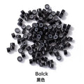 Microring Hair Extensions 500pcs 5mm 2mm Professional Hair Staples Tools Micro Ring Silicone Bead Microlink Feather Optional