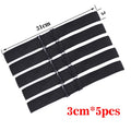 3Pcs 5Pcs Adjustable Elastic Band For Wigs Sewing Black Wig Band 2.5Cm, 3Cm, 3.5Cm Width Wig Accessories Wig Fixed Material