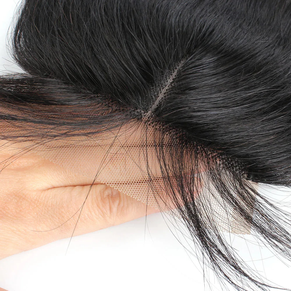 Straight 4x4 T Lace Closure Natural Black Brown Honey Blonde Indian Remy Human Hair Middle Part 10-20 inch Bobbi Collection