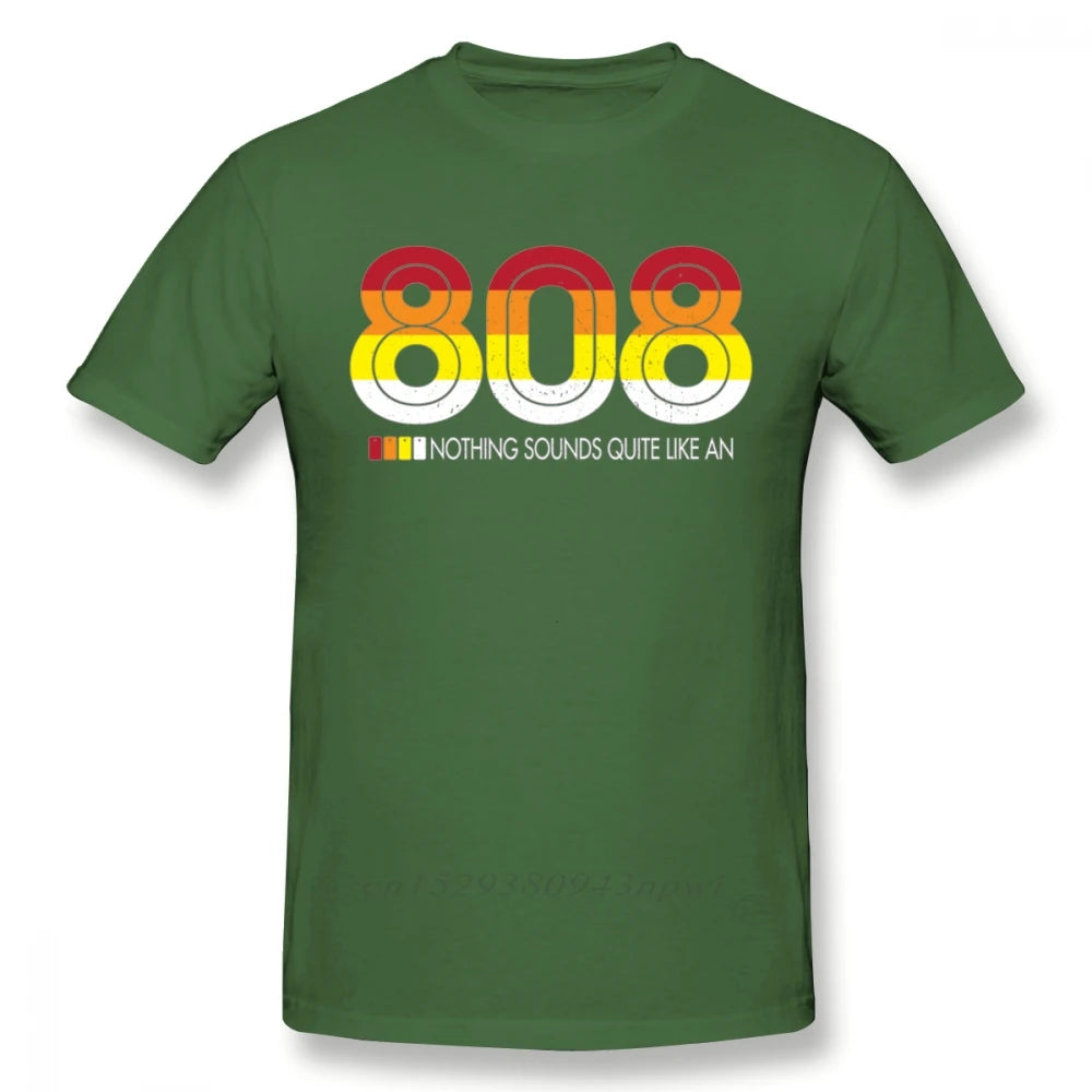 Novelty Male Roland TR 808 Tee Shirt Rock And Roll Drum Machine T Shirt Crewneck 100% Cotton T-Shirt