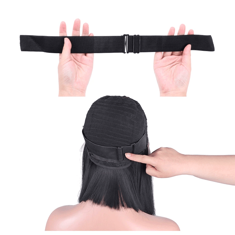 3Pcs 5Pcs Adjustable Elastic Band For Wigs Sewing Black Wig Band 2.5Cm, 3Cm, 3.5Cm Width Wig Accessories Wig Fixed Material
