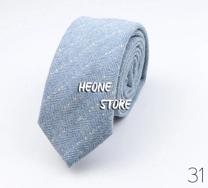 Thick Cashmere Wool Gentleman Solid Color Necktie 7CM Formal Wedding Party Europen Style Red Brown Green Gray Clothing Tie Gift