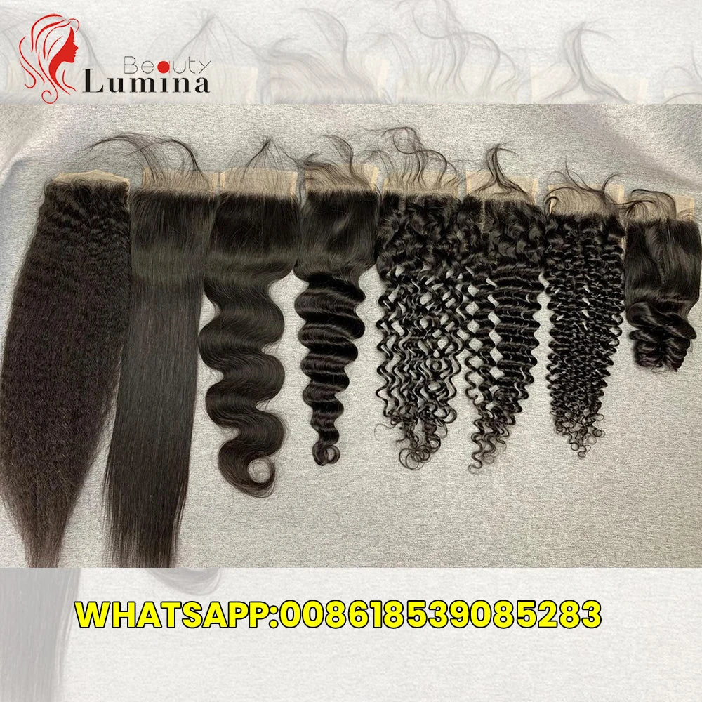 5×5 Lace Closure Human Hair Closure 4x4 Lace Closure Only Straight Closure Remy Hair closure cheveux humain closures bresiliens