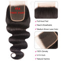 UNICE Hair Body Wave Bundles With 5X5 HD Lace Closure Human Hair Bundles With 4X4 Lace Closure 8-30 Inch Human Hair Weave Bundle