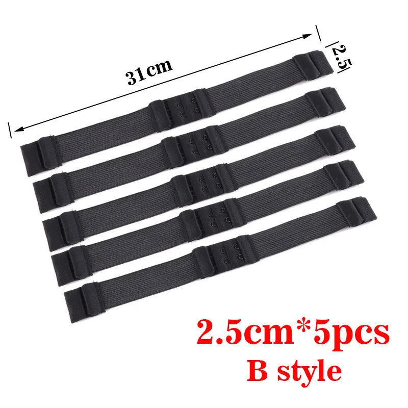 3Pcs 5Pcs Adjustable Elastic Band For Wigs Sewing Black Wig Band 2.5Cm, 3Cm, 3.5Cm Width Wig Accessories Wig Fixed Material