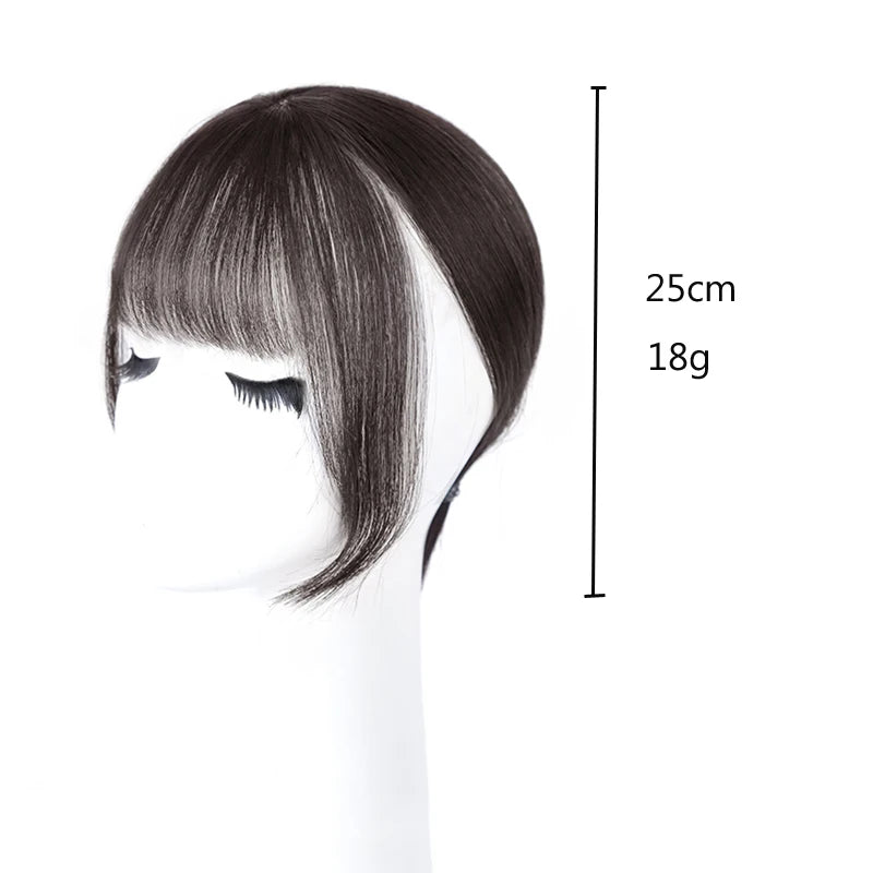 Fake 3D Air Bangs Hair Clip-In Extension Synthetic Fake Fringe Natural False hairpiece For Women Clip In Bangs