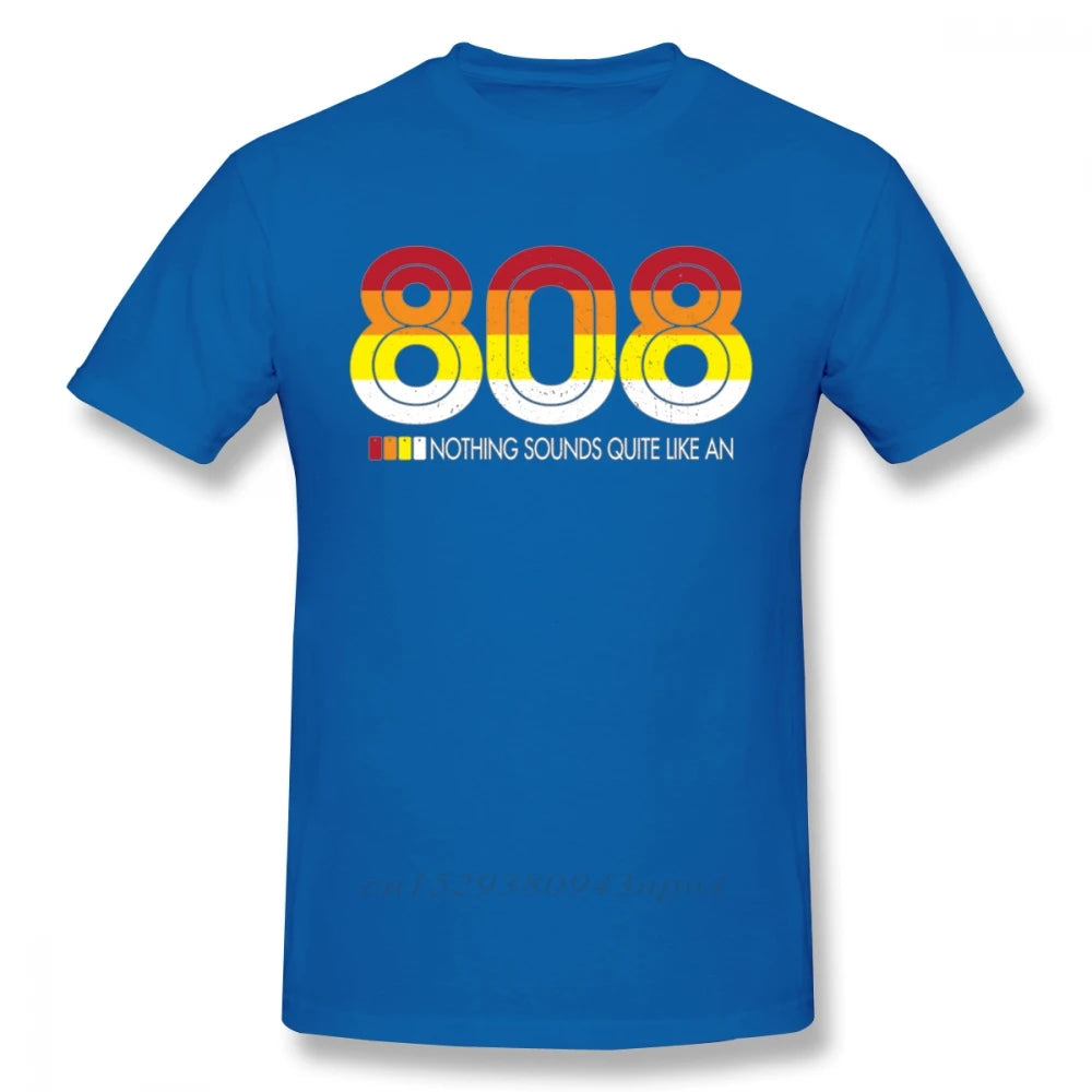 Novelty Male Roland TR 808 Tee Shirt Rock And Roll Drum Machine T Shirt Crewneck 100% Cotton T-Shirt