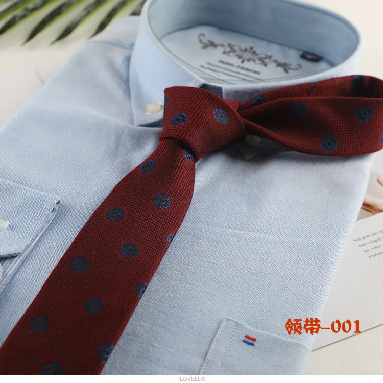 New Cotton Ties Fashion Stripe Dot Neck Tie for Wedding Business Suits Skinny Tie For Men Women Retra Slim Necktie Gravatas