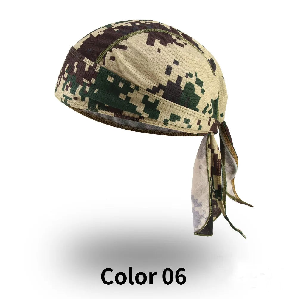 Headband Summer Scarf Men Printed Cycling Cap Sun Protection Camouflage Fishing Running Headscarf Hood Hiking Sport Women
