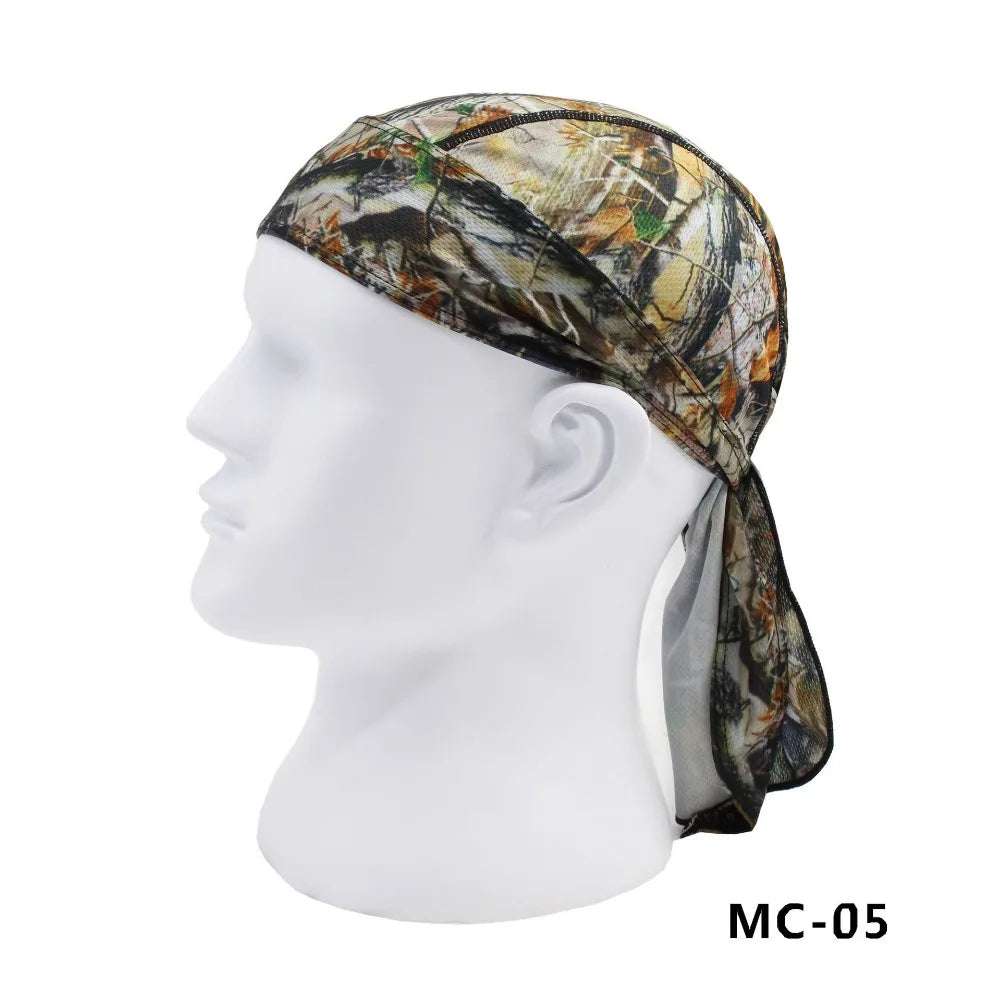 Headband Summer Scarf Men Printed Cycling Cap Sun Protection Camouflage Fishing Running Headscarf Hood Hiking Sport Women