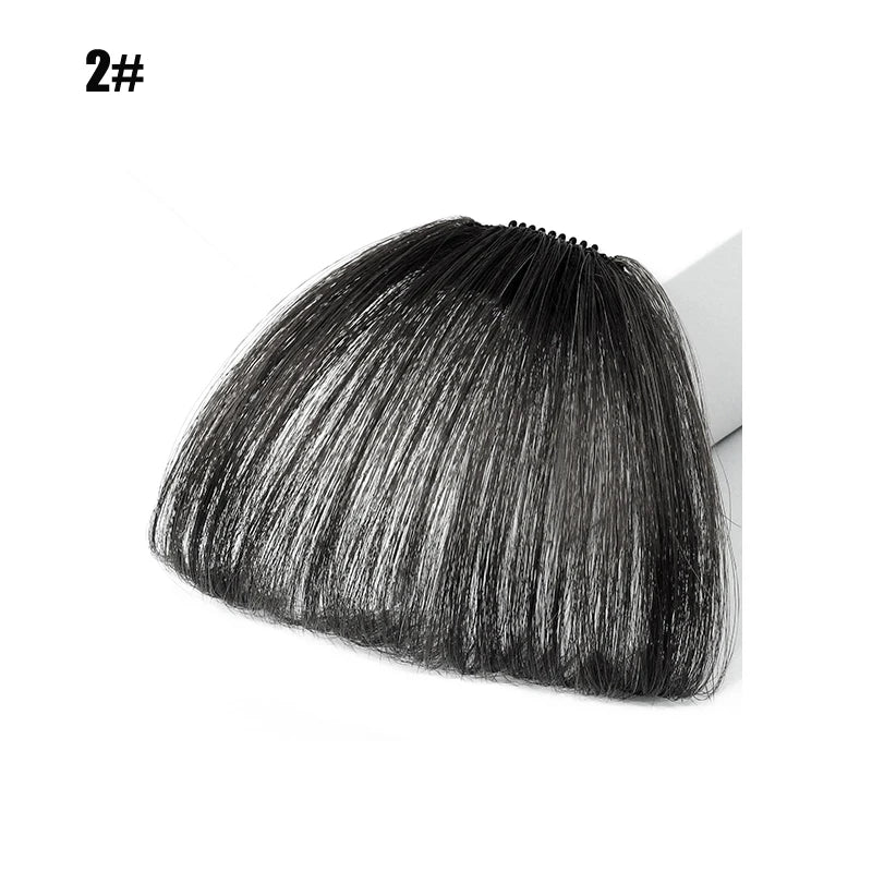 Fake 3D Air Bangs Hair Clip-In Extension Synthetic Fake Fringe Natural False hairpiece For Women Clip In Bangs