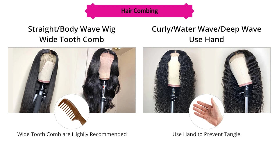 Curly Lace Front Wig Human Hair 13x4 13x6 Deep Wave Lace Frontal Wig 6x4 5x5 Glueless Transparent Pre Cut Lace Wigs 210 Density