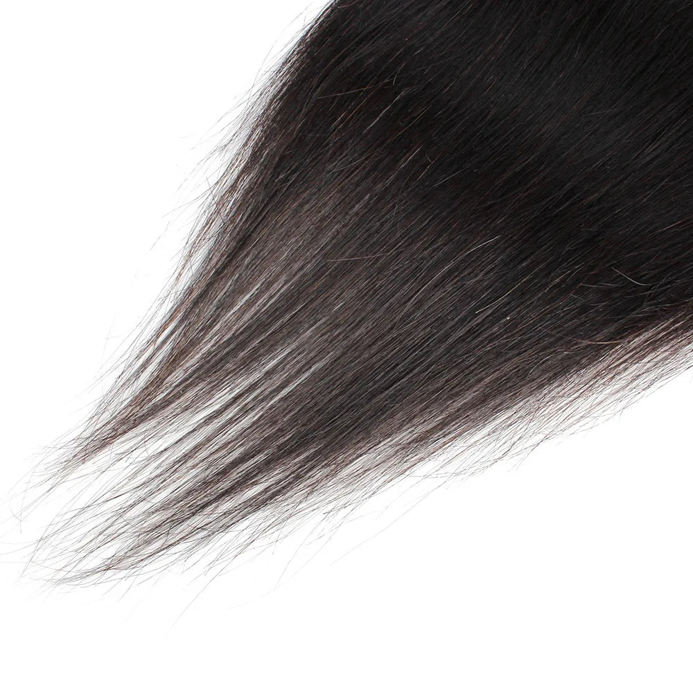 Straight 4x4 T Lace Closure Natural Black Brown Honey Blonde Indian Remy Human Hair Middle Part 10-20 inch Bobbi Collection