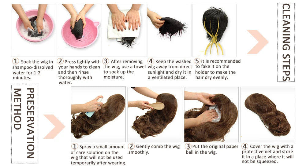 Synthetic Short Water Wave Curly Women's Wig  High Quality Daily Use Hair Wigs For Woman
