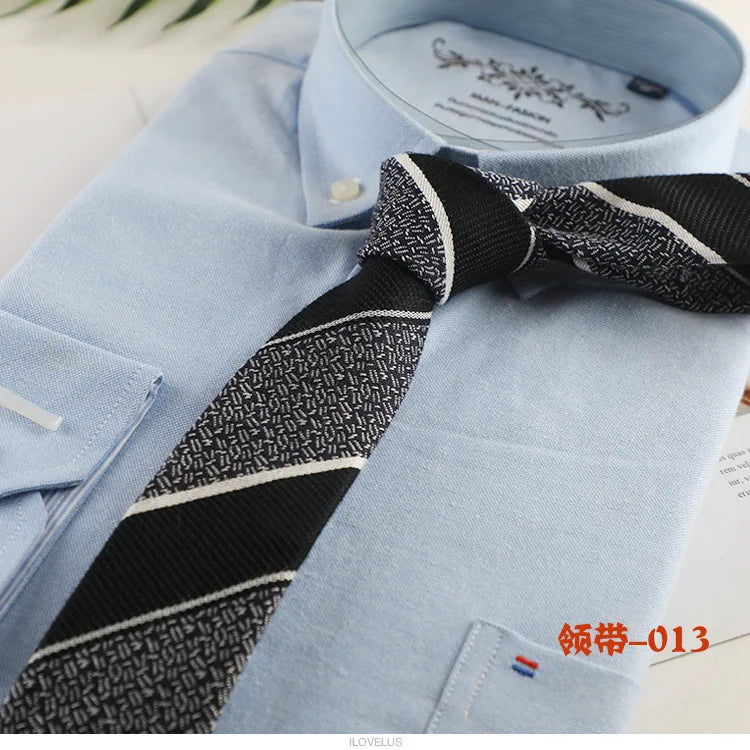 New Cotton Ties Fashion Stripe Dot Neck Tie for Wedding Business Suits Skinny Tie For Men Women Retra Slim Necktie Gravatas