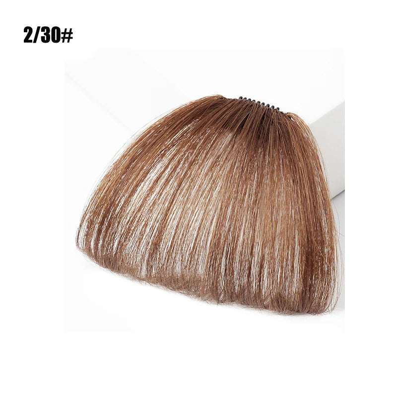 Fake 3D Air Bangs Hair Clip-In Extension Synthetic Fake Fringe Natural False hairpiece For Women Clip In Bangs