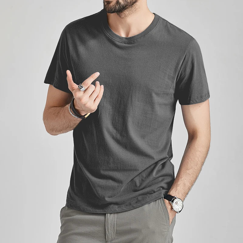 Hot Sale T-Shirts Male Tshirts Men Summer Tee Shirt Women Plain Solid Cotton Blue Short Top Tees Female Lady Girl Boy Brand Tee