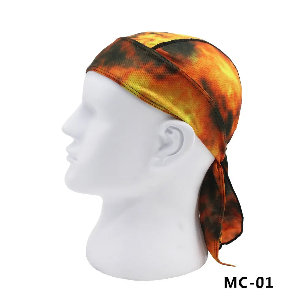 Headband Summer Scarf Men Printed Cycling Cap Sun Protection Camouflage Fishing Running Headscarf Hood Hiking Sport Women