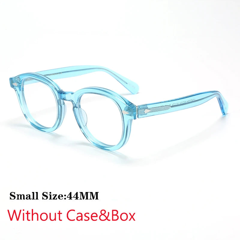 Optical Eyeglasses Frame Men Women Johnny Depp Vintage Glasses Computer Acetate Spectacle Frame For Male Clear Lens