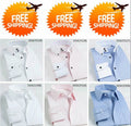 3 Tailor-Made Dress Shirts Men Bespoke Shirt,Camisa Social Masculina Slim Fit Man Dress Shirts Long Sleeve Chemises Sur Mesure