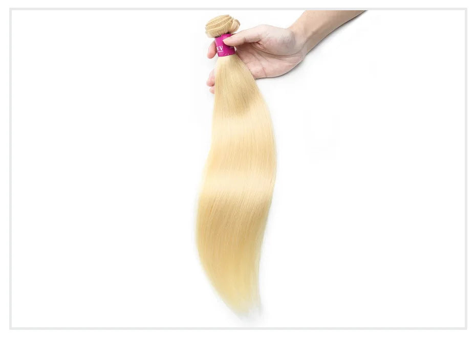 Raw Indian Hair 613 Bundles Straight Human Hair Bundles 1 3 4 Bundles Deal 40 Inch Honey Blonde Bundle Hair Extensions for Women
