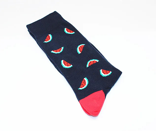 Harajuku Happy Men socks Funny Mens Sloth Sock Women animal fox chili Moustache sloths Novelty Sock combed cotton funny Socks