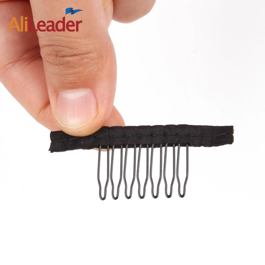 Alileader Wig Combs Lace Wig Clips Hair Clip Comb  Hair Weave Clips Comb For Hair Extensions For Wigs Popular Wig Making Tools