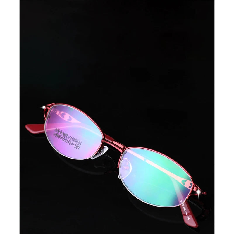Stgrt 2019 New Style Temperament Half Rim Women Prescription Glasses Photochromic Lens For Moypia Cylinder With Diopter Lens