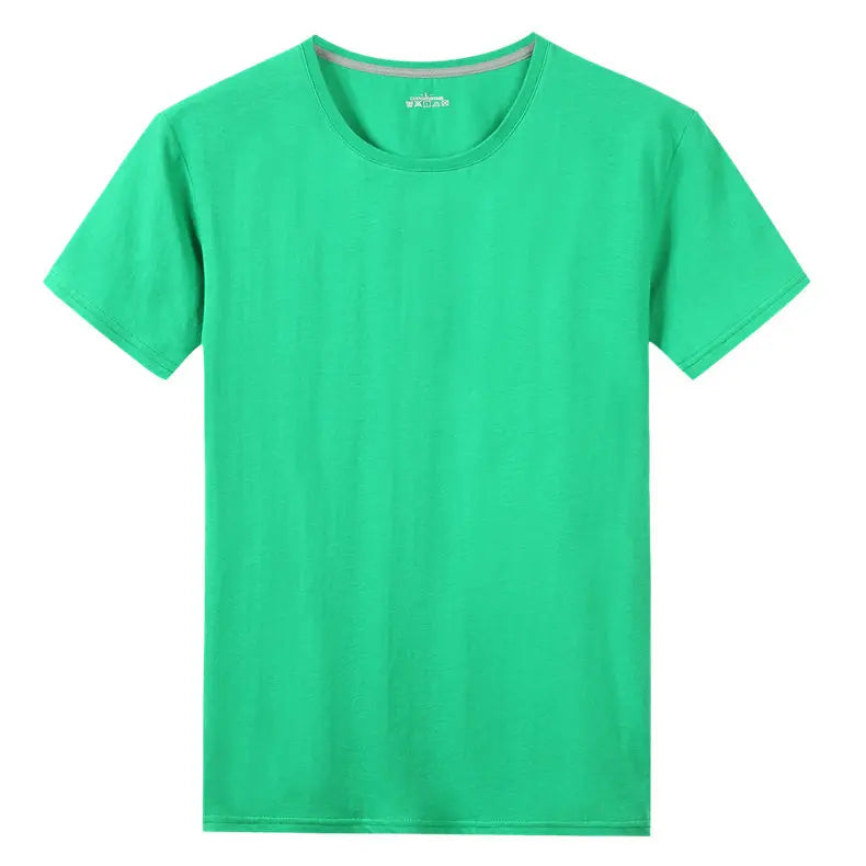 Hot Sale T-Shirts Male Tshirts Men Summer Tee Shirt Women Plain Solid Cotton Blue Short Top Tees Female Lady Girl Boy Brand Tee