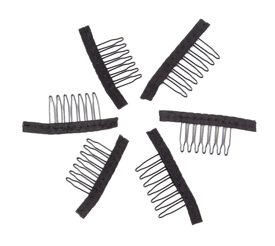 Alileader Wig Combs Lace Wig Clips Hair Clip Comb  Hair Weave Clips Comb For Hair Extensions For Wigs Popular Wig Making Tools