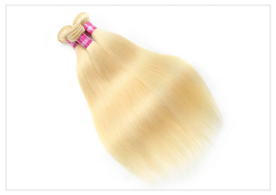 Raw Indian Hair 613 Bundles Straight Human Hair Bundles 1 3 4 Bundles Deal 40 Inch Honey Blonde Bundle Hair Extensions for Women