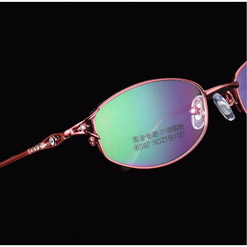 Stgrt 2019 New Style Temperament Half Rim Women Prescription Glasses Photochromic Lens For Moypia Cylinder With Diopter Lens