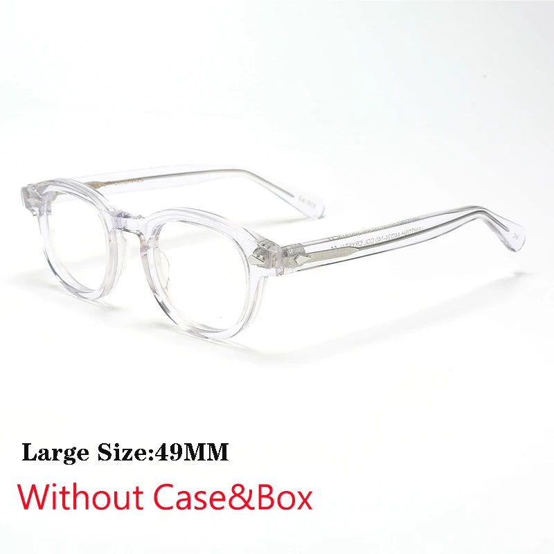 Optical Eyeglasses Frame Men Women Johnny Depp Vintage Glasses Computer Acetate Spectacle Frame For Male Clear Lens