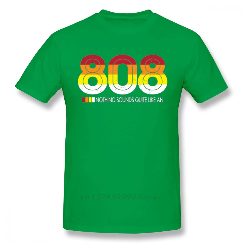 Novelty Male Roland TR 808 Tee Shirt Rock And Roll Drum Machine T Shirt Crewneck 100% Cotton T-Shirt