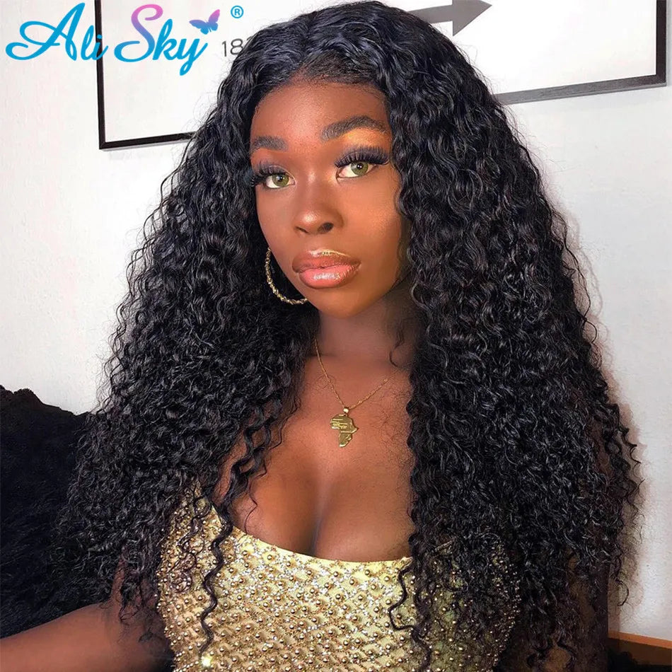 Alisky Hair Water Wave Bundles Brazilian Hair Natural Weave Bundles Hair Extensions Human Hair Bundles For Black Women 1/3/4 PC