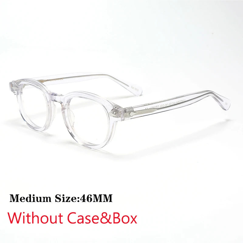 Optical Eyeglasses Frame Men Women Johnny Depp Vintage Glasses Computer Acetate Spectacle Frame For Male Clear Lens